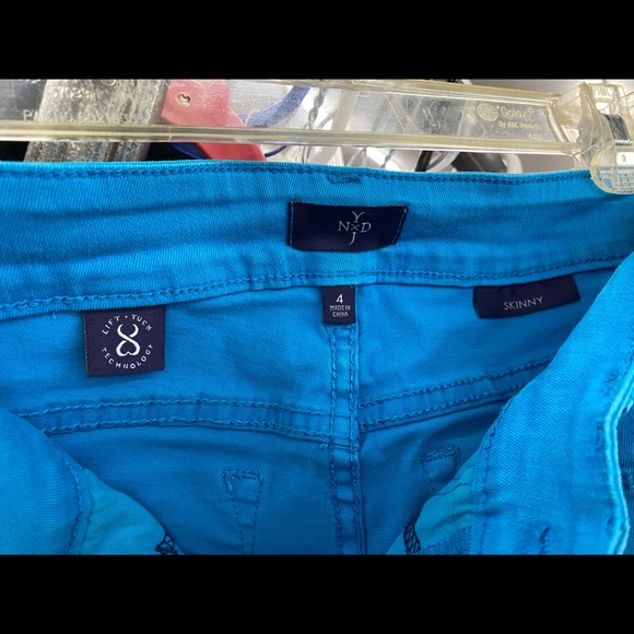 NYDJ Crayon Blue Skinny Jeans - Picture 2 of 2